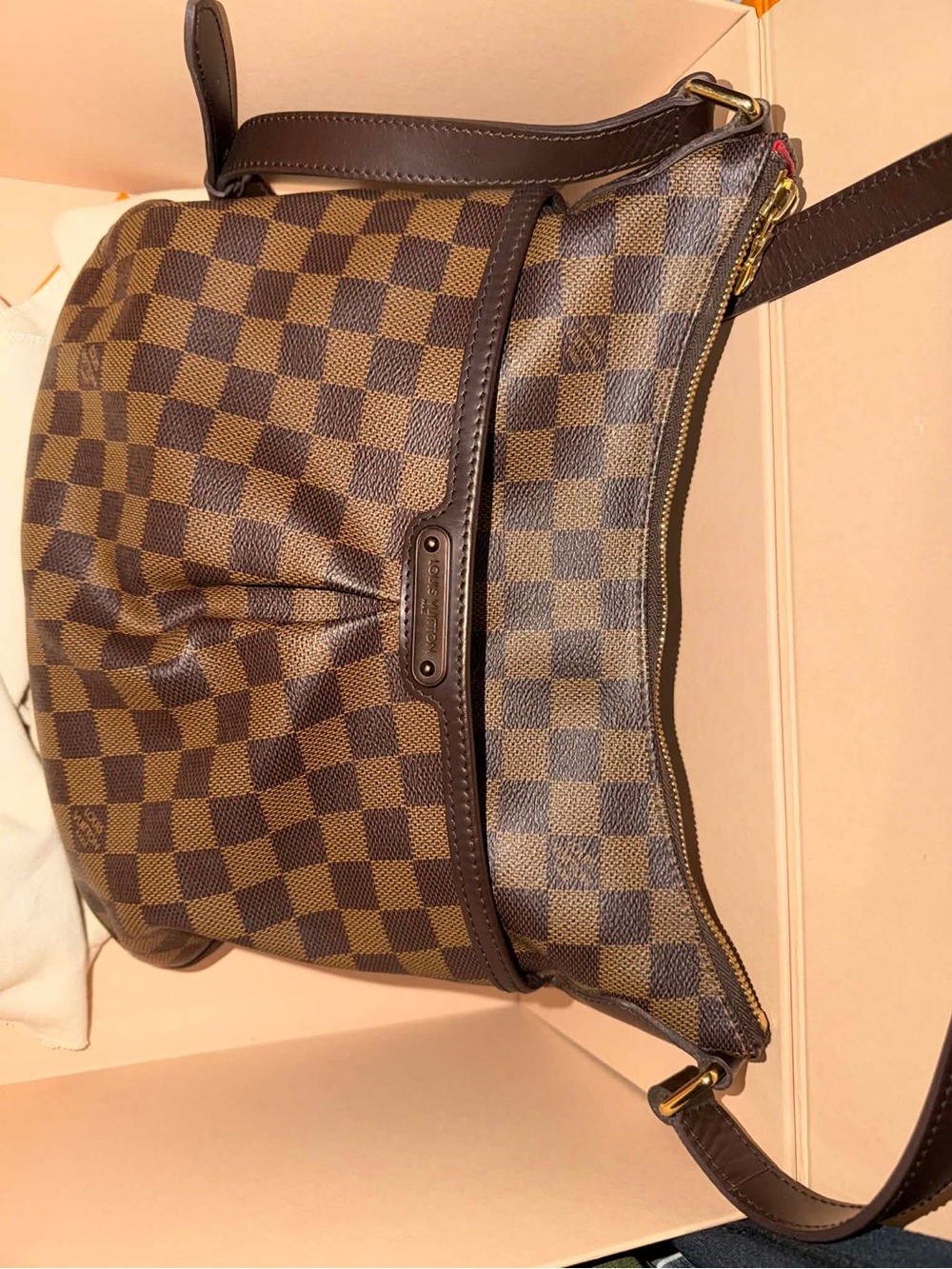 Louis Vuitton Brown Damier Ebene Crossbody Bag - Picture 2 of 6